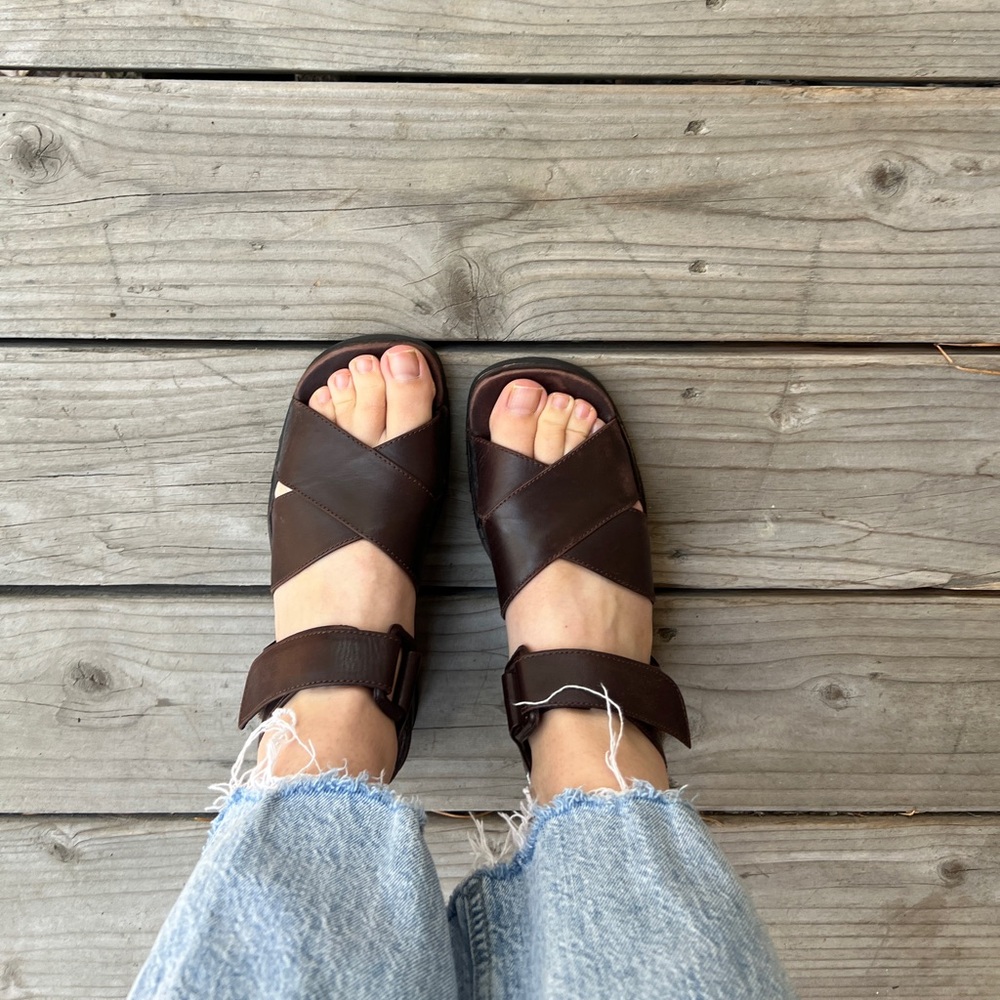 Cole Haan Chunky Leather Sandals